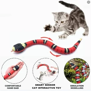 Interactive Smart Sensing Snake for Cats