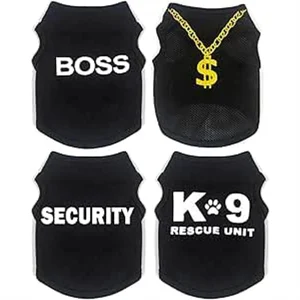 4-Pack Dog Clothes for Small Dogs