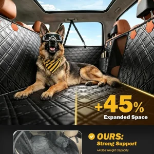 Back Seat Leather Dog Car Seat Cover
