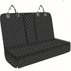 53in Waterproof Diamond Quilted Back Seat Dog Cover